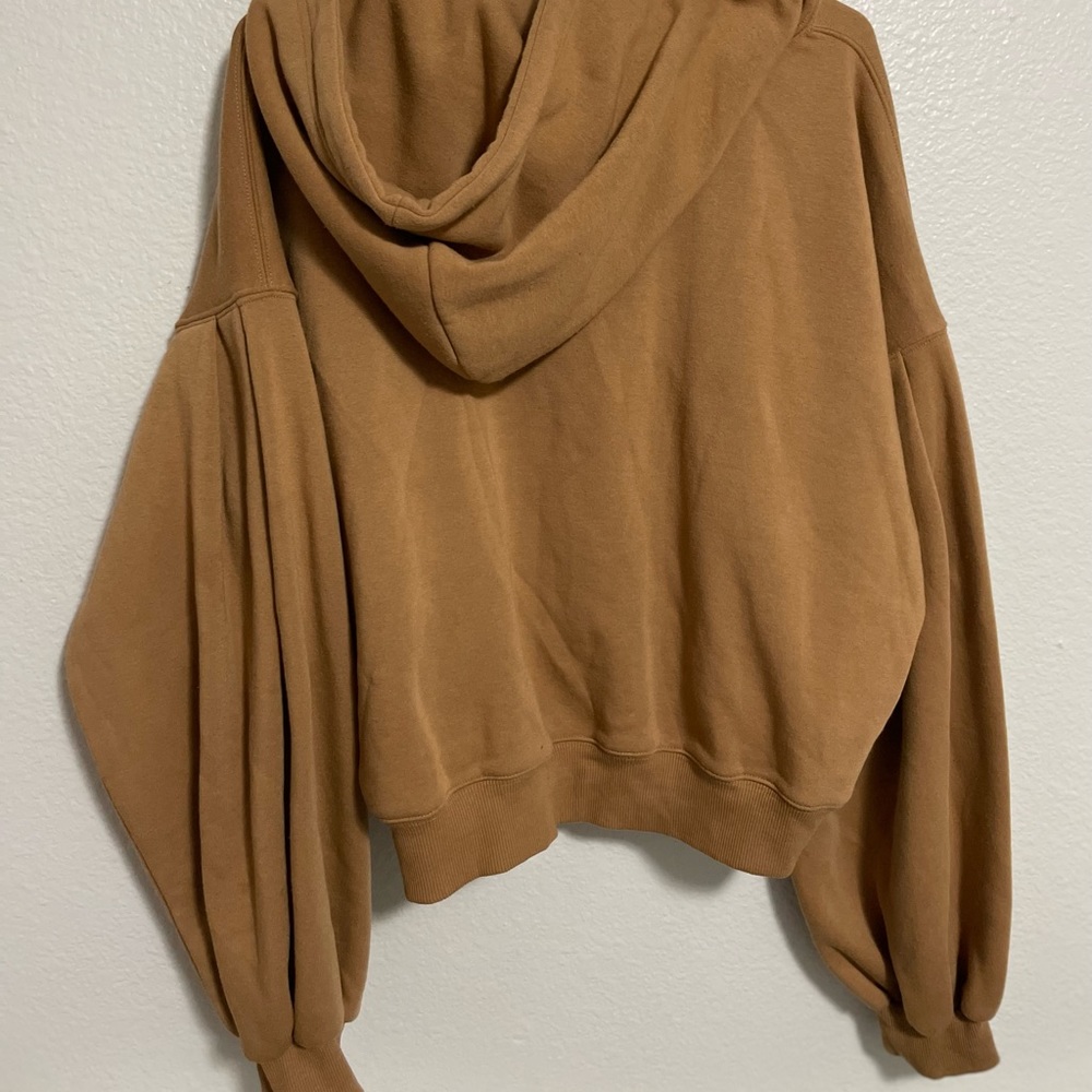 Forever21 Oversized Cropped Hoodie